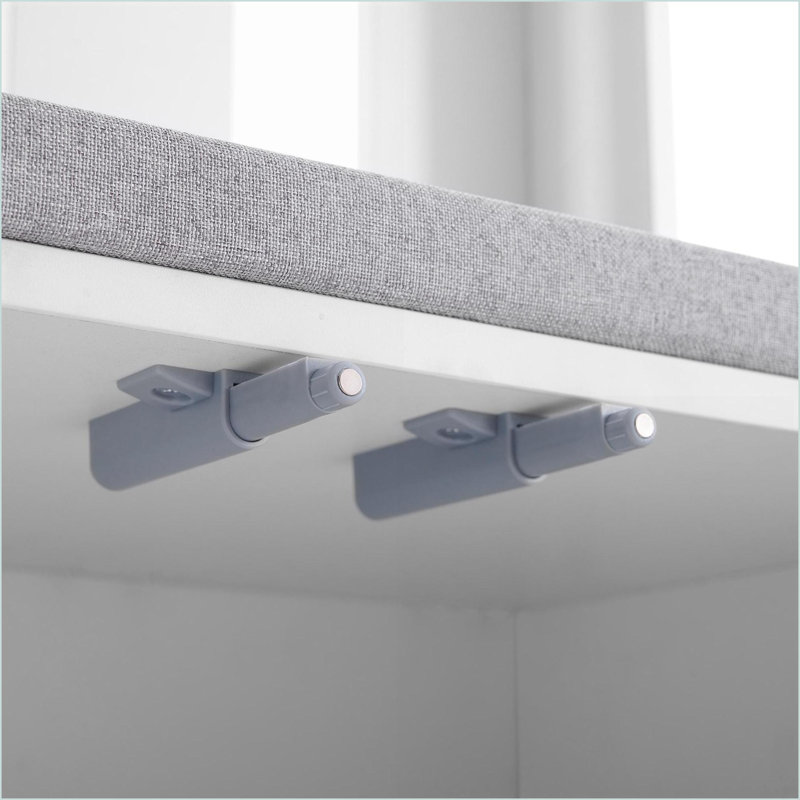 Portemanteau portemanteau 4 en 1 avec banc mobile, rangement pour chaussures | Blanc | Panneau de particules et panneau de fibres à densité moyenne | Espace de vie principal