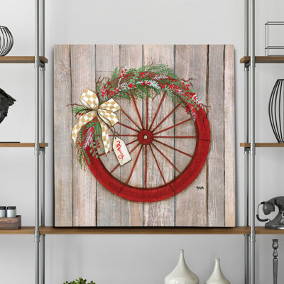 « christmas wheel », peinture