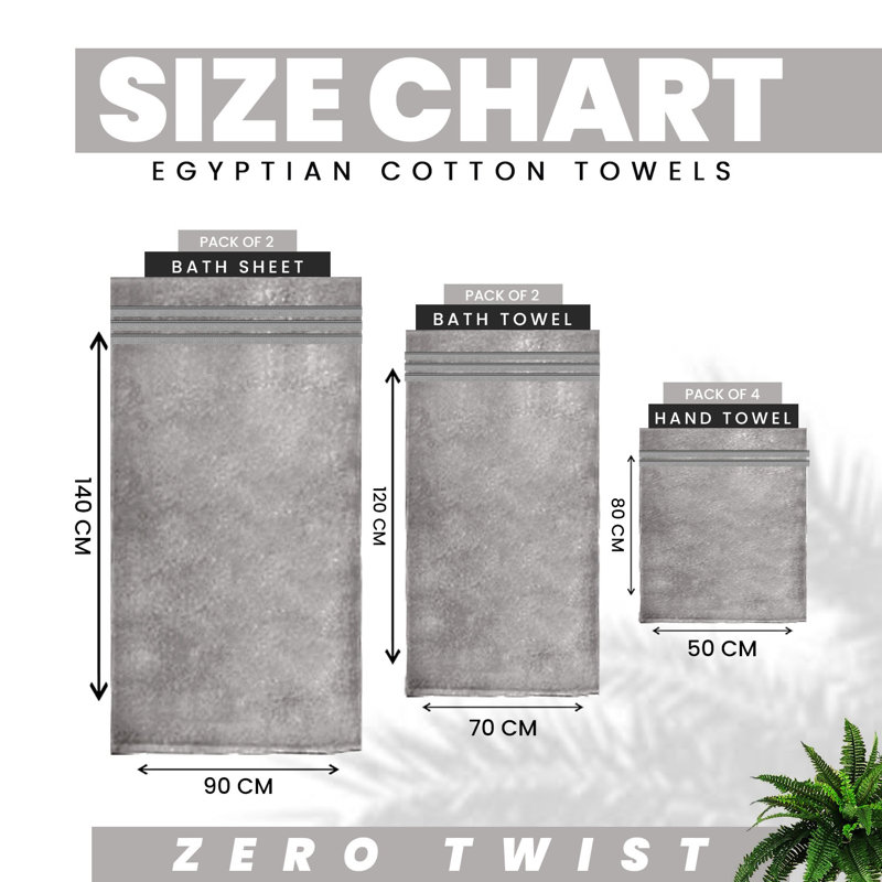 Zero Twist Cotton Towels, Soft & Plush, Absorbent & Quick Dry – Hand, Bath Towels, Bath Sheets & Jumbo Towels Collection