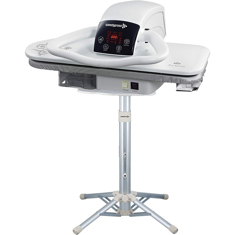 Speedypress 1600W Non Stick Soleplate Stream Press, White