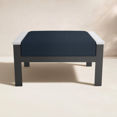 Townsend Outdoor Ottoman with Sunbrella® Cushion