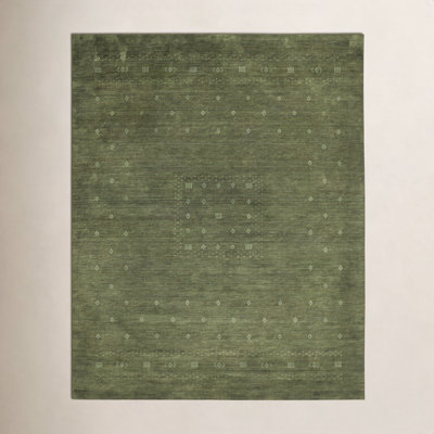 Simi Hand Knotted Cotton/Wool Southwestern Area Rug