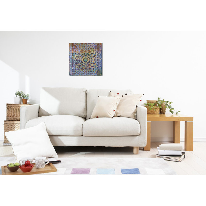 « creative mandala », impression sur toile tendue, H 20 po x l 20 po x P 1,5 po