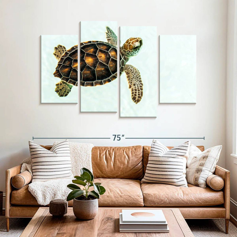 Brampt Baby Turtle, 42" H x 68" W