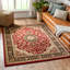 Romulus Power Loom Red/Beige/Black Rug-16786983