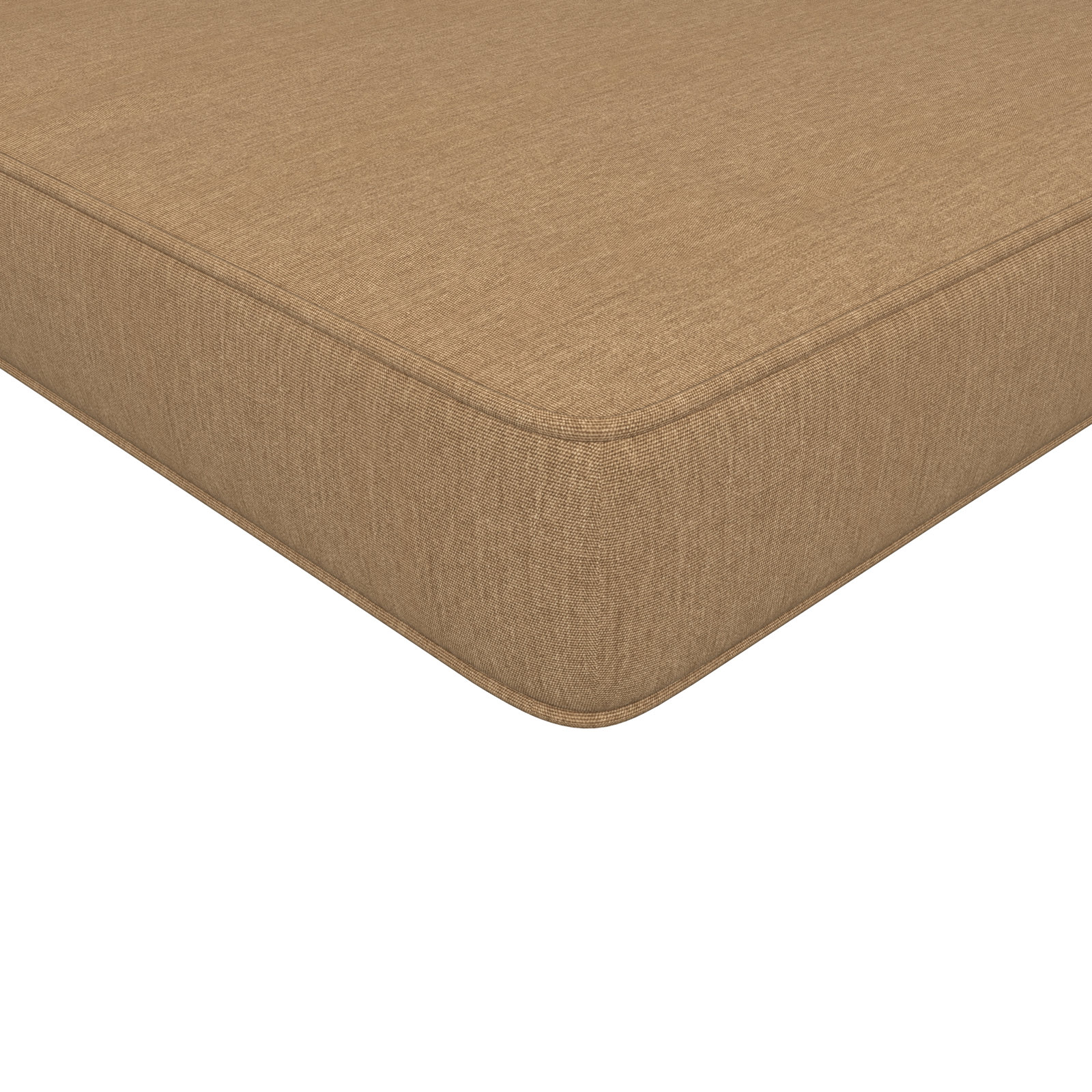 65" Sunbrella® Seat Cushion, Canvas Heather Beige Sunbrella® Canvas, 65" W x 18" D