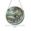 Panneau de vitrail géométrique de style Tiffany de 23 po de largeur Terra-675912670
