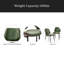 Ensemble de 2 chaises de salle à manger de style Mid-Century en similicuir rembourré, en bois de noyer, avec des pieds réglables en métal-119977230