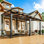 16 Ft. W x 10 Ft. D Outdoor Metal Pergola with Sloped Roof Patio Gazebo for Backyard, Deck