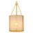 Rubbico 1-Light Brushed Gold Mini Pendant