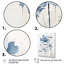 «Blue Minimalisme Poppy Flower I», impressions sur toile florales et botaniques-681502379-681502352