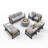 9 - Person Patio Conversation Set with Cushions