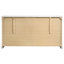 Commode 6 tiroirs blanche ultrabrillante