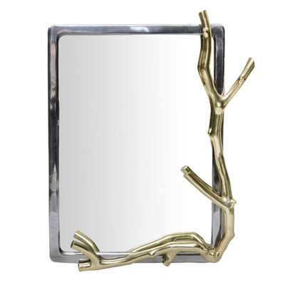 Metal Flat Wall Mirror
