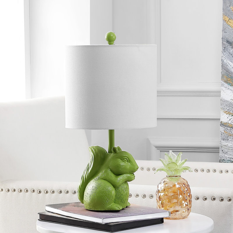 Lampe de table 18 po Edmund Squirrel, Vert