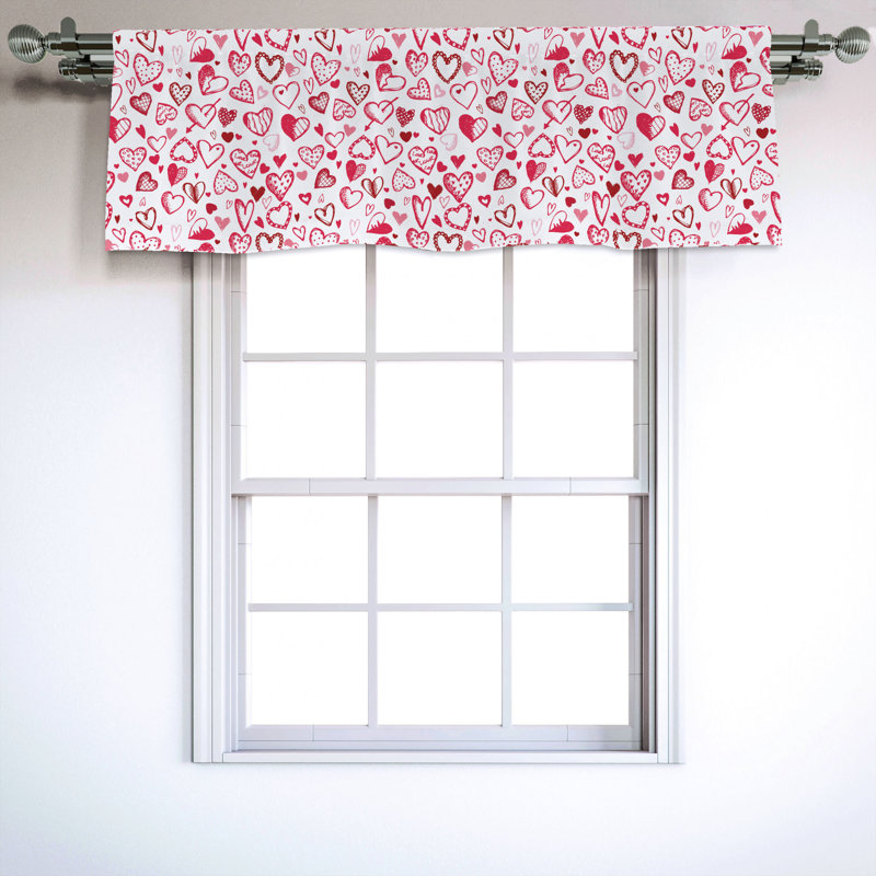 Sateen Ruffled Window Valance
