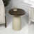 Walnut Wood Top/Warm Ivory Base selected
