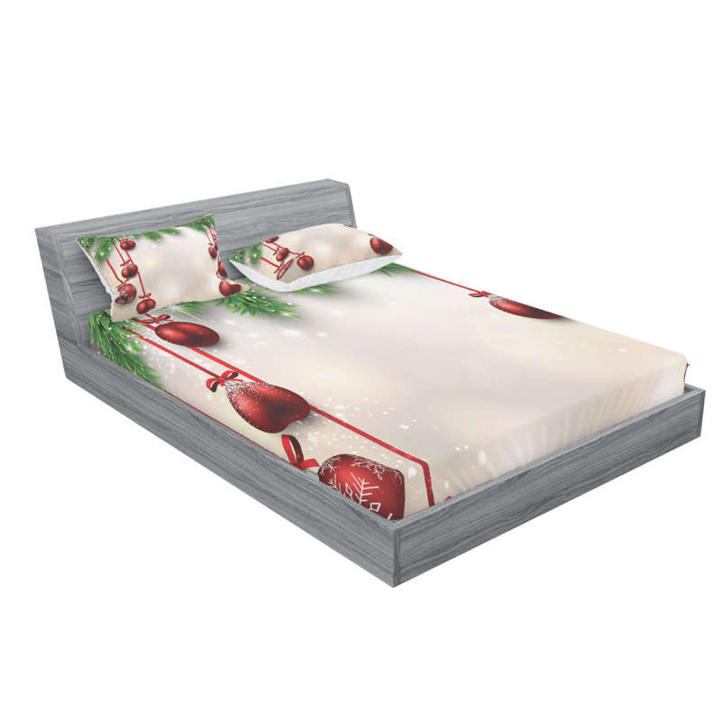 Microfiber Sheet Set, Queen Sheet Set + Fitted Sheet + 2 Pillowcases