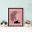 «She Never Cared For The Crown Modern Gold and Pink Fashion Butterfly Elegant» sur papier-98266579-98266584
