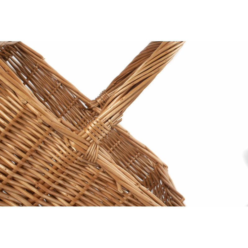 Wicker Butcher Shopping Basket