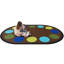 Tapis brun touffeté Lots of Dots-1479373373