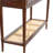 Ayleena Maxwelton Solid Wood Console Table with 2 Drawers and Woven Cane Storage Shelf-1859782370