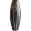 Onyx Winter Handmade Wood Floor Vase