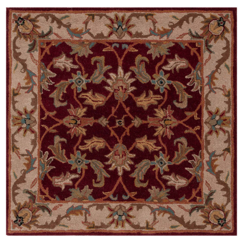 Cranmore Hand Tufted Wool Oriental Rug, Square 4'