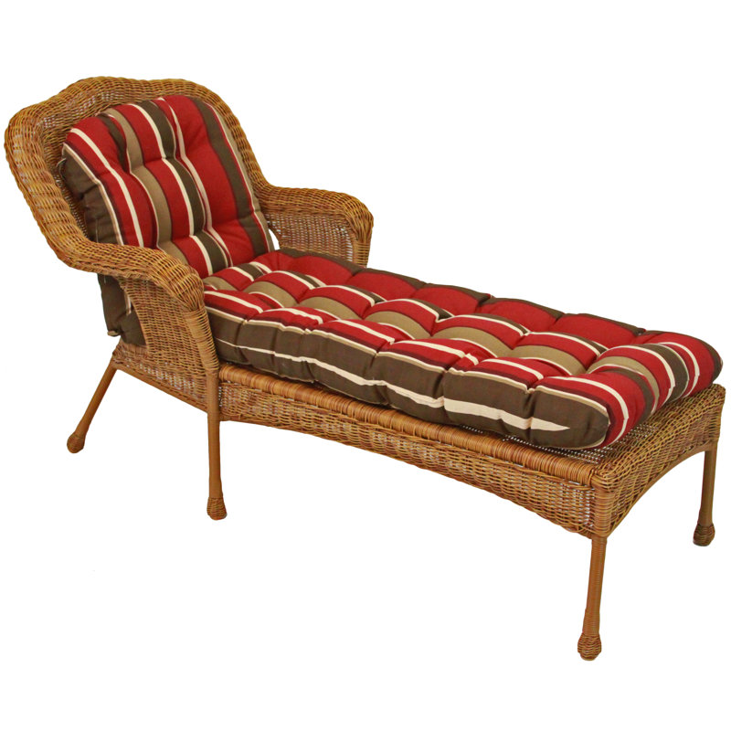 Coussins de chaise longue intérieur / extérieur, Sangria de Monserrat