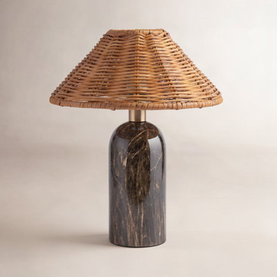 Natural Rattan Desk Lamp