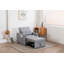 Fauteuil-lit convertible 3 en 1 Amalyn, canapé-lit pliant multifonctionnel escamotable