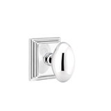 Privacy (Bed & Bath) Egg Knob with Wilshire Rose