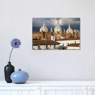 Low Angle View of a Cathedral, Immaculate Conception Cathedral, Cuenca 1 Piece Wrapped Canvas Wall Art