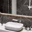 Robinet de lavabo pour salle de bain Waterfall, produit en laiton fin, à fonction unique pour faciliter la température de l'eau et moduler le débit, pour utiliser l'espace du comptoir de manière efficace,-124831596
