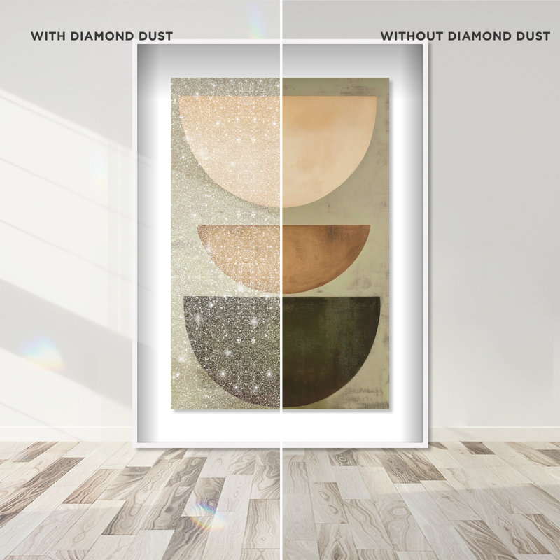 Sun-Kissed Minimalism III Shadowbox Abstract Print by Oliver Gal, Black Frame, 10 x 15, 31.5"H x 21.5"W, White Frame