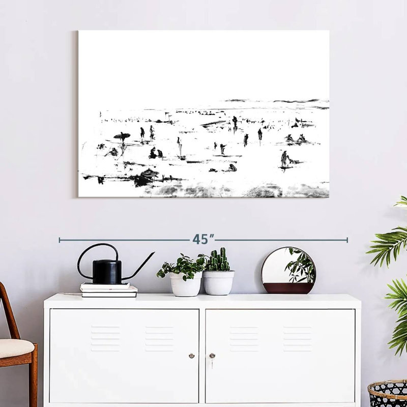 Avery Beach People, 26" H x 39" W