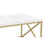Brady Coffee Table, Faux Wood Top, Metal X Frame-111703228-111703230-111703231