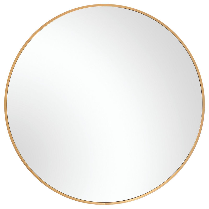 Miroir mural Avon, Or, 34 po x 34 po