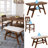 6 - Person Four Leg Dining Set-1171073562-1171073565-1171073564