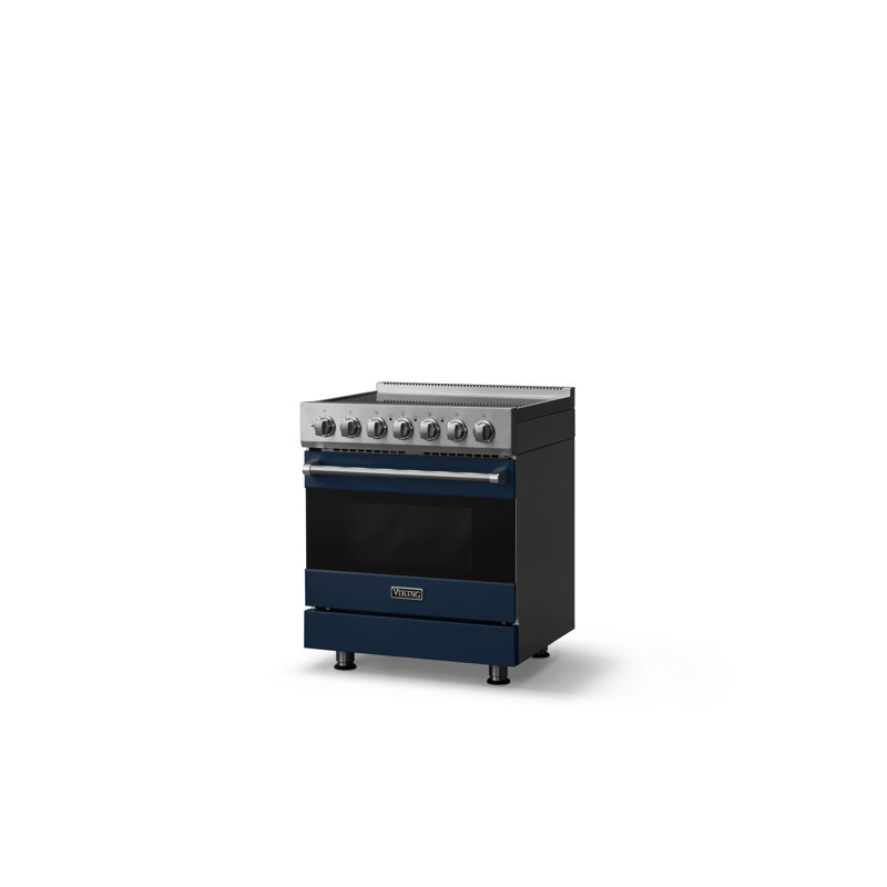 Viking30"W./24"D. Electric Self-Clean Range-5 Burners, Slate Blue