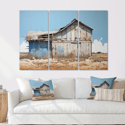 Farmstead Elegance Countryside I - ensemble de reproductions d'art mural de ferme