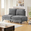 3 Seater Chenille Sofa-695034296