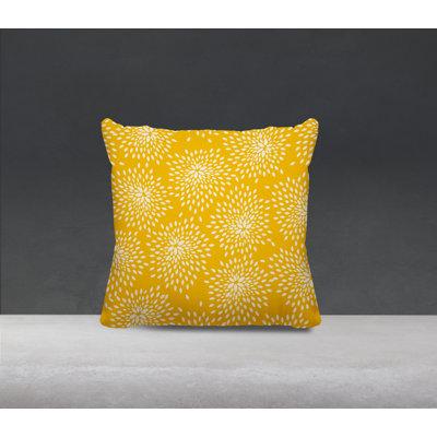 Bavaria Floral Outdoor Reversible Throw Pillow