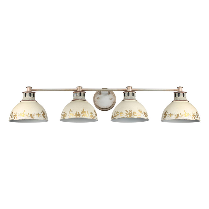 Éclairage pour salle de bain 4 lumières Daishiro, Beige