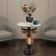 Table d'appoint avec tête de cerf et table d'appoint