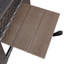 Outdoor Adjustable Recliner Chair with Removable Cushion and Integrated Table
