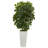 40'' Faux Ficus Plant in Ceramic Planter