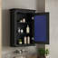 Armoire de rangement de salle de bain murale 20 "avec miroir, armoire à pharmacie avec tablette réglable en hauteur, armoire de rangement au-dessus de la toilette