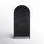 Bibliothèque en bois Annetta, 80 po, noir