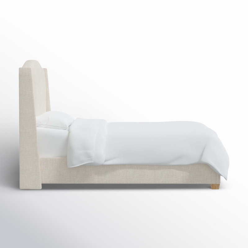 Allis Upholstered Wingback Bed | Stylish & Comfortable
